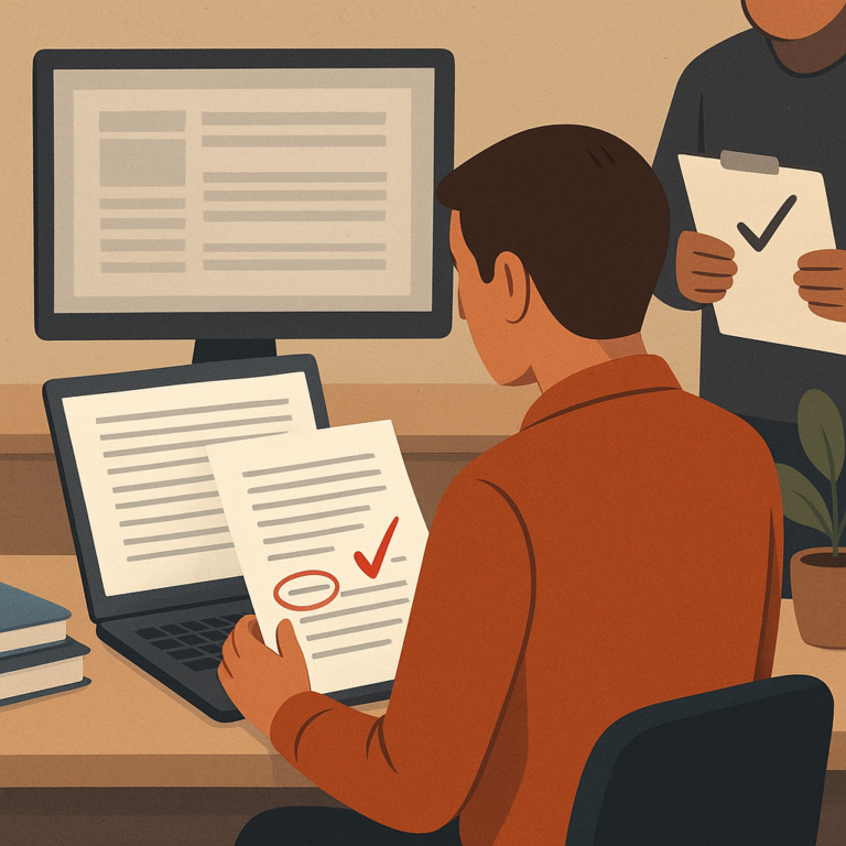 Como montar um fluxo de conferência editorial simples?