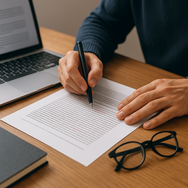 Qual é o critério de revisão editorial para um teste descartável?